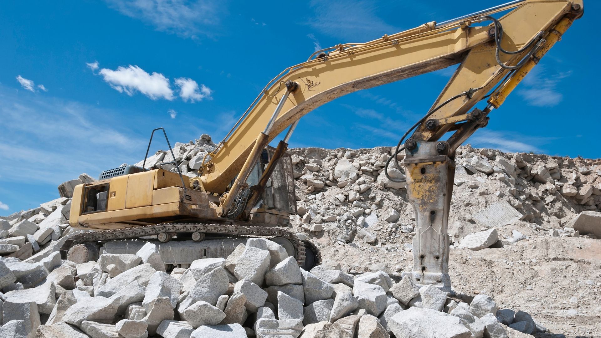 Large quarry operation