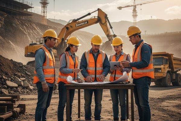 Black Mammoth team on a worksite